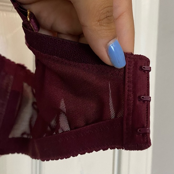 2 Piece Merlot Bra and Panty Set - Picture 9 of 16